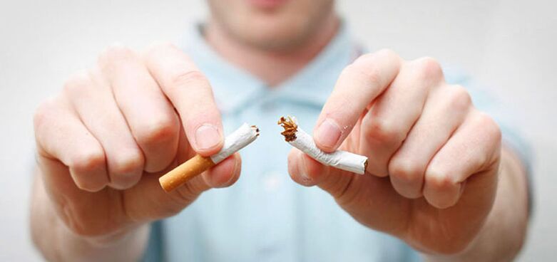 Placed in cigarette